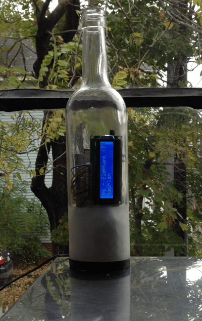 In the kitchen as The Flaming Lips' cover of "Elephant" plays on Prosecco.